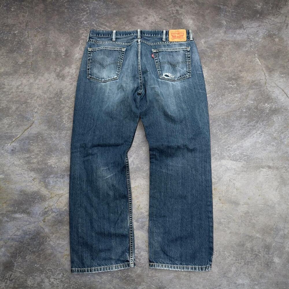 Y2k levis 514 faded blue